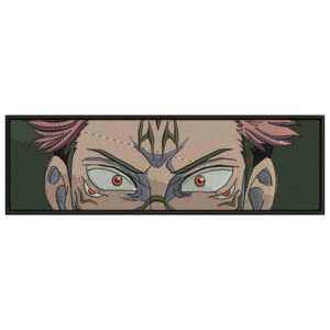 Sukuna Eyes Embroidery Design - Jujutsu Kaisen Anime Embroidery Design