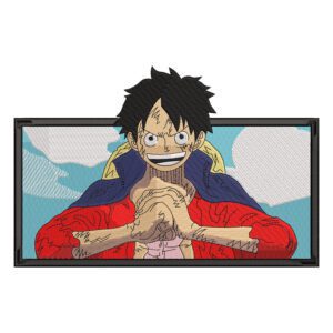 Luffy Embroidery Design - One Piece Anime Embroidery Design