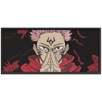 Sukuna Domain Embroidery Design - Jujutsu Kaisen Anime Embroidery Design