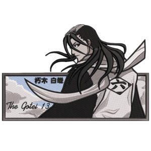 Byakuya Kuchiki Embroidery Design - Bleach Anime Embroidery Design