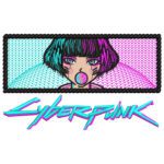 Sasha Cyberpunk Embroidery Design - Cyberpunk Edgerunners Anime Embroidery Design