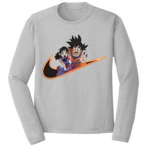 Dragon Ball Nike Anime Embroidery Design