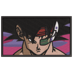 Bardock Embroidery Design - Dragon Ball Anime Embroidery Design