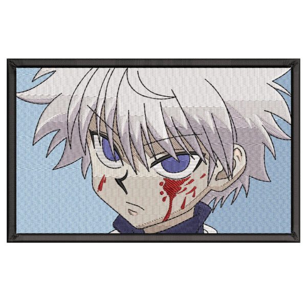 Killua Zoldyck Embroidery Design - Hunter x Hunter Anime Embroidery Design