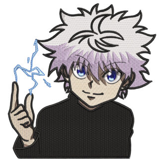 Killua Smile Embroidery Design - Hunter x Hunter Anime Embroidery Design