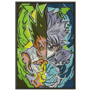 Gon x Killua Embroidery Design - Hunter x Hunter Anime Embroidery Design