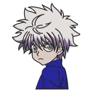 Killua Embroidery Design - Hunter x Hunter Anime Embroidery Design