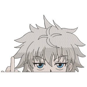 Killua Finger Embroidery Design - Hunter x Hunter Anime Embroidery Design