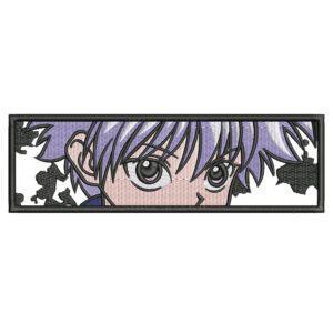 Killua Eyes Embroidery Design - Hunter x Hunter Anime Embroidery Design