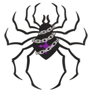 Spider Chained Embroidery Design - Hunter x Hunter Anime Embroidery Design