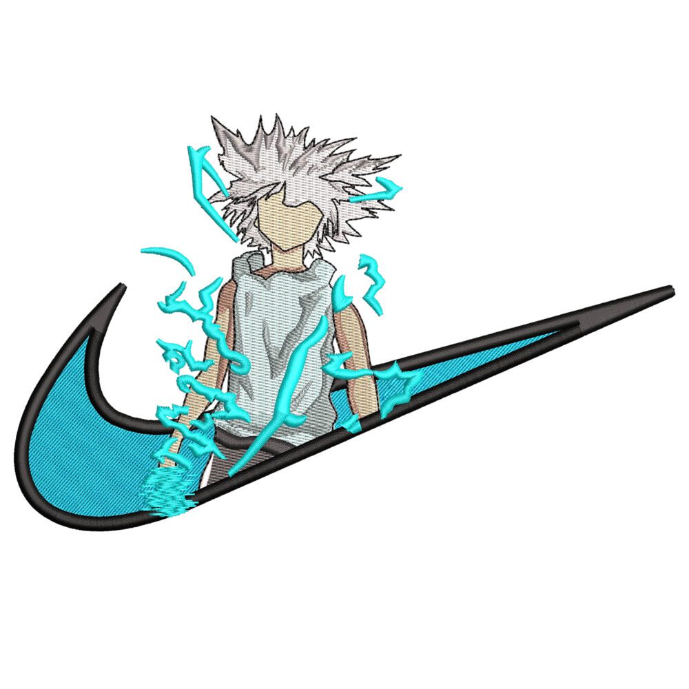 Hunter x Hunter Nike Anime Embroidery Design