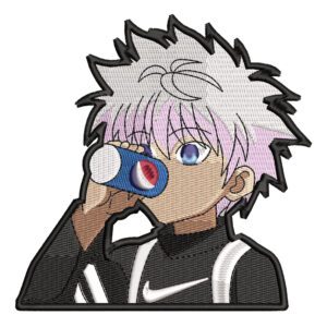 Killua Juice Embroidery Design - Hunter x Hunter Anime Embroidery Design