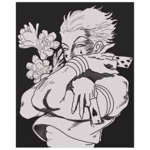 Hisoka Embroidery Design - Hunter x Hunter Anime Embroidery Design