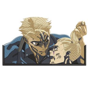 Nanami beats Shigemo Embroidery Design - Jujutsu Kaisen Anime Embroidery Design