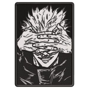 Gojo Satoru Embroidery Design - Jujutsu Kaisen Anime Embroidery Design