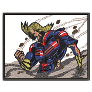 All Might Embroidery Design - My Hero Academia Anime Embroidery Design