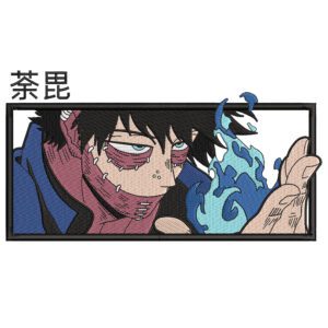 Dabi Embroidery Design - My Hero Academia Anime Embroidery Design