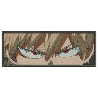 Bakugo Eyes Embroidery Design - My Hero Academia Anime Embroidery Design