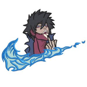 Dabi Swoosh Embroidery Design - My Hero Academia Nike Anime Embroidery Design