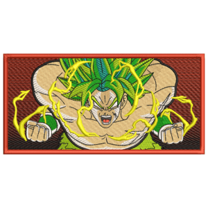 Broly Embroidery Design - Dragon Ball Anime Embroidery Design