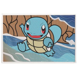 Squirtle Embroidery Design - Pokemon Anime Embroidery Design