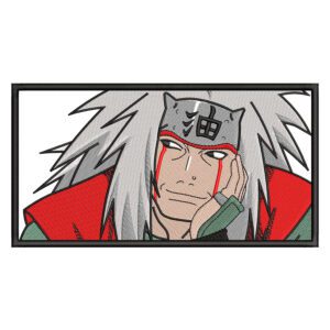 Jiraiya Embroidery Design - Naruto Anime Embroidery Design