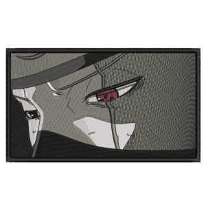 Kakashi Eyes Embroidery Design - Naruto Anime Embroidery Design