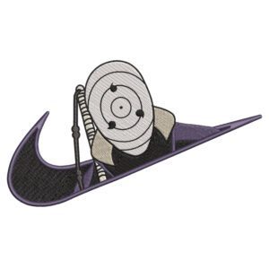 Obito Swoosh Embroidery Design - Naruto Nike Anime Embroidery Design