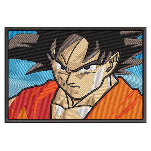 Goku Embroidery Design - Dragon Ball Anime Embroidery Design