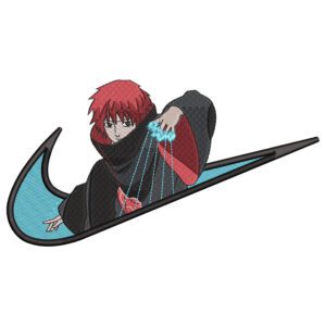 Sasori Swoosh Embroidery Design - Naruto Nike Anime Embroidery Design