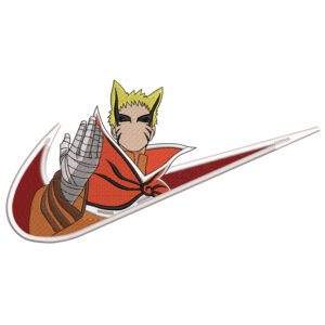 Naruto Swoosh Embroidery Design - Naruto Nike Anime Embroidery Design