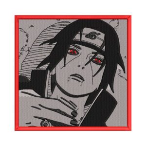 Itachi Uchiha Embroidery Design - Naruto Anime Embroidery Design