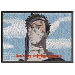 Zabuza Embroidery Design - Naruto Anime Embroidery Design