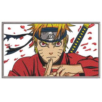 Naruto Uzumaki Embroidery Design - Naruto Anime Embroidery Design