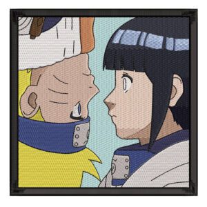 Naruto Hinata Embroidery Design - Naruto Anime Embroidery Design