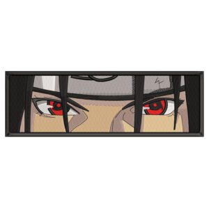 Itachi Eyes Embroidery Design - Naruto Anime Embroidery Design