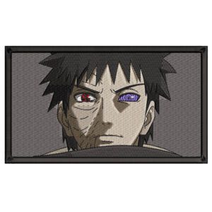 Obito Uchiha Embroidery Design - Naruto Anime Embroidery Design