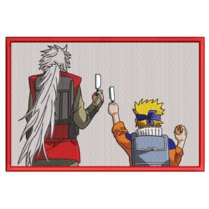 Naruto Jiraiya Embroidery Design - Naruto Anime Embroidery Design