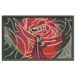 Itachi Susano Embroidery Design - Naruto Anime Embroidery Design