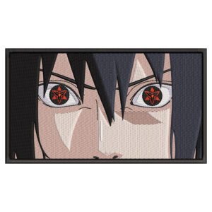 Sasuke Eyes Embroidery Design - Naruto Anime Embroidery Design