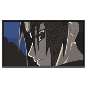 Itachi Uchiha Embroidery Design - Naruto Anime Embroidery Design