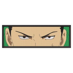 Shikamaru Eyes Embroidery Design - Naruto Anime Embroidery Design