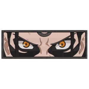 Hashirama Eyes Embroidery Design - Naruto Anime Embroidery Design