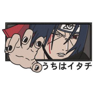 Itachi Uchiha Embroidery Design - Naruto Anime Embroidery Design