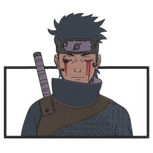 Shisui Uchiha Embroidery Design - Naruto Anime Embroidery Design