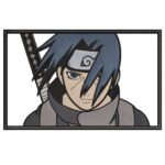 Itachi Uchiha Embroidery Design - Naruto Anime Embroidery Design