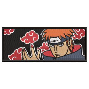 Pain Akatsuki Embroidery Design - Naruto Anime Embroidery Design