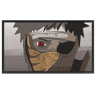 Obito Uchiha Embroidery Design - Naruto Anime Embroidery Design