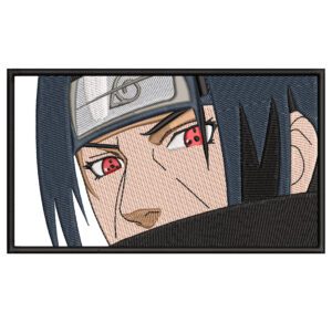 Itachi Uchiha Embroidery Design - Naruto Anime Embroidery Design