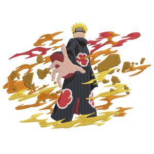 Naruto Akatsuki Embroidery Design - Naruto Anime Embroidery Design